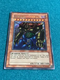 Gate Guardian MRD-000 Secret Rare Unlimited NM Yugioh Card Holo Worth Grading - Image 2