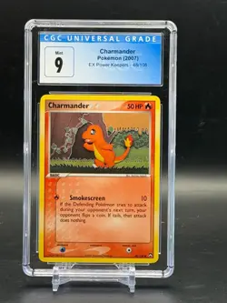 CGC 9 Mint Charmander EX Power Keepers Common Pokemon 48/108 - Image 1
