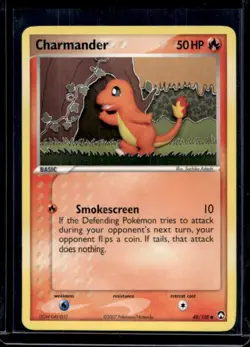 2007 Pokemon EX Power Keepers Charmander #48/108 - Image 1