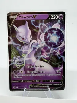 Mewtwo V 030/078 Pokemon GO - Pokemon Card - NM - Image 1