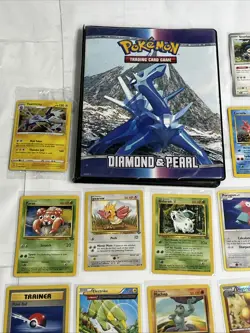 Pokemon Diamond & Pearl Card Album Binder 56 Card Storage & 43 Cards Included - Image 2