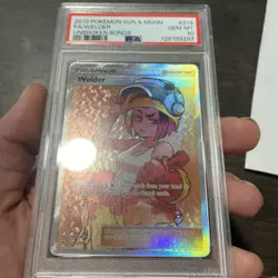 PSA 10 GEM MINT 2019 Pokemon Unbroken Bonds WELDER #214 Full Art Ultra Rare - Image 3