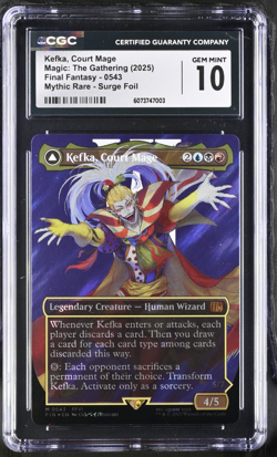 Kefka, Court Mage Surge Foil #0543 - Final Fantasy - Graded CGC 10 🔥 - Image 3