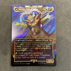 Kefka, Court Mage #0543 (Borderless) (Surge Foil) Final Fantasy Foil - Image 1
