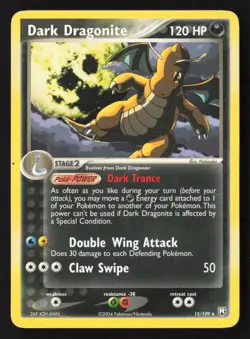 Dark Dragonite 15/109 Rare Team Rocket Returns Pokemon HP - Image 1