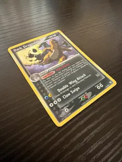 Pokemon TCG 2004 Team Rocket Returns Dark Dragonite Rare SWIRL💫 Holo 15/109 NM - Image 4