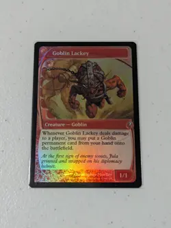 MTG Goblin Lackey - Future Sight Foil - Mystery Booster 2 NM - Image 1