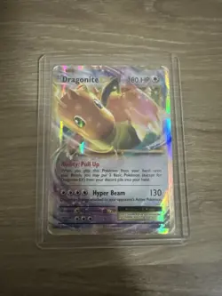 Pokemon TCG Dragonite EX 72/108 Ultra Rare Evolutions Card DMG - Image 1