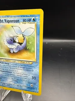 Light Vaporeon 52/105 Pokemon TCG Neo Destiny Edition NM Vintage WOTC 2002 Card - Image 2