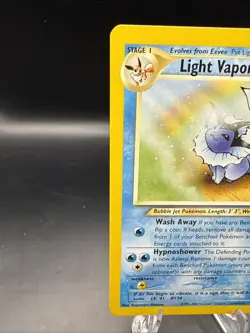 Light Vaporeon 52/105 Pokemon TCG Neo Destiny Edition NM Vintage WOTC 2002 Card - Image 3