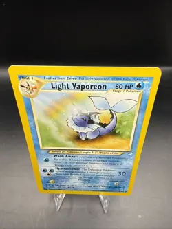 Light Vaporeon 52/105 Pokemon TCG Neo Destiny Edition NM Vintage WOTC 2002 Card - Image 4