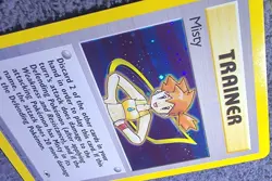 NM/LP Misty Holo Trainer 18/132 - Gym Heroes - WOTC Vintage Pokemon Card - Image 4