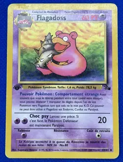 Pokemon Card - FLAGADOSS (SLOWBRO) - 43/62 - Fossil - Uncommon - French !!! - Image 1