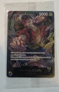 Monkey.D.Luffy (Sealed Battle 2024 Vol. 2) One Piece Promotion Cards Foil Holo - Image 1