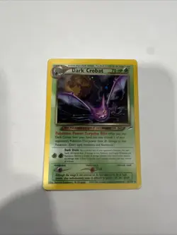 Dark Crobat Holo Card 3/105 Neo Destiny Pokemon Card 2000 - Image 1