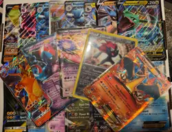 Lot of 19 Pokemon Jumbo Cards - Includes Charizard GX, Mewtwo, Deoxys, Zoroark - Image 1