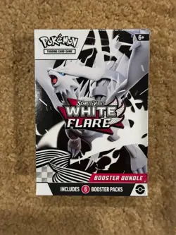 Pokemon WHITE FLARE Booster Bundle Box New Factory Sealed Cards 6 Packs TCG - Image 1