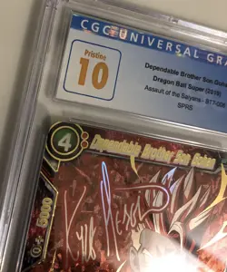 Dependable Brother Son Gohan SPR Dragon Ball Super Card BT7-006 CGC 10 Pristine - Image 3