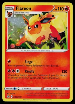 Pokemon Card - Flareon Sword & Shield Promo SWSH041 Holo - Image 1