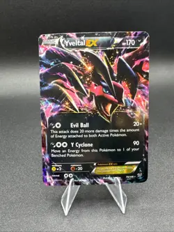 Pokemon TCG Yveltal EX Ultra Rare Holo Card 79/146 XY Base Set - Image 1