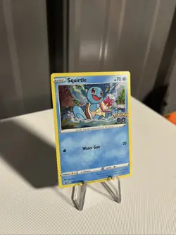 Pokemon Squirtle TCG SWSH Black Star Promos Holo Card SWSH233 HD Swirl NM - Image 1
