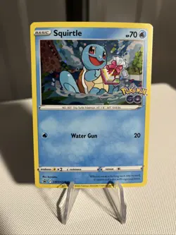Pokemon Squirtle TCG SWSH Black Star Promos Holo Card SWSH233 HD Swirl NM - Image 2
