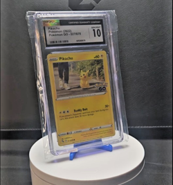Pikachu Pokemon GO 027/078 CGC 10 Gem Mint 2022 Graded Pokemon Card - Image 4