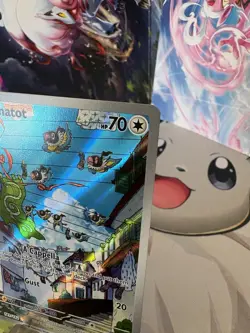 Pokemon TCG Chatot Card 181/162 SV05: Temporal Forces NM Illustration Rare - Image 4