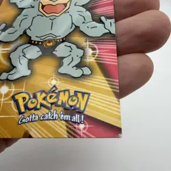 2000 TOPPS POKEMON DIE CUT CARD #68 EV012 OF 12 "MACHAMP" - Image 2