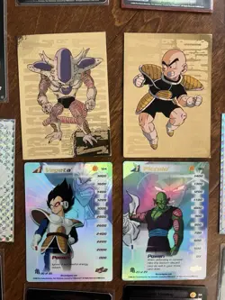 Dragon Ball Z 1999 - 2000 Vintage Lot - 26 Cards Foils, Gold Foils Only - LP/NM - Image 2