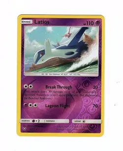 Latios 41/73 Shining Legends Reverse Holo Rare - Pokemon Card - Image 1