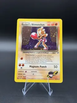 Pokemon TCG Rockets Hitmonchan Holo Rare Card 11/132 Gym Heroes - Image 1
