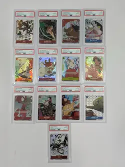 2023 One Piece Gift Collection SEQENTIAL PSA 10 COMPLETE 13 CARD SET English - Image 1