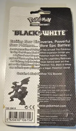 Pokemon Black and White Card Game Booster Pack -sealed, blister- 2011 New - Image 3