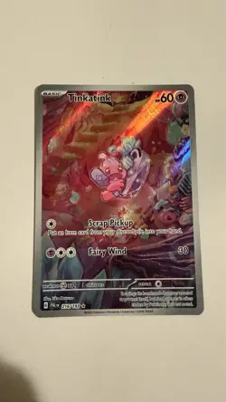 Pokemon TCG Tinkatink Scarlet & Violet Paldea Evolved Holo Card 216/193 - Image 1