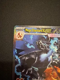 Mega Charizard x Ex #125 Pokemon Phantasmal Flames. NM/M Never Played with Card - Image 4