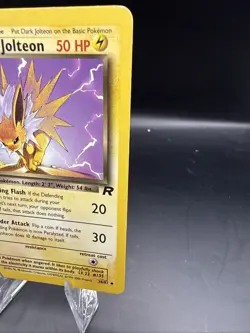 Pokemon Card - Dark Jolteon Team Rocket 38/82 Vintage WOTC Uncommon 1st Edition - Image 2