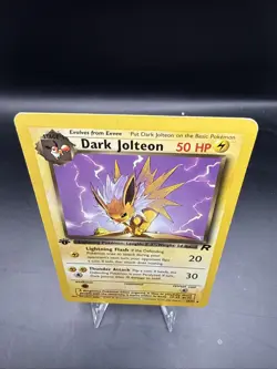 Pokemon Card - Dark Jolteon Team Rocket 38/82 Vintage WOTC Uncommon 1st Edition - Image 4