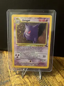 Pokemon Card - Gengar (5/62) Fossil Set Holo Rare WOTC Vintage 1999 TCG - NM 🔥 - Image 1