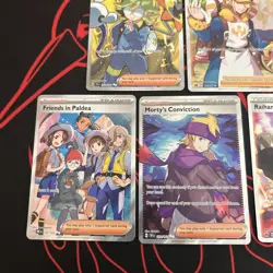 Pokemon 5 Card Lot - Full Art Trainer Ultra Rares NM #2 - Image 3