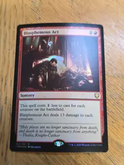 Blasphemous Act -Foil Light Play MTG - Image 1