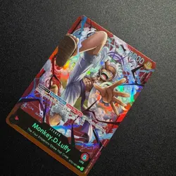 Monkey.D.Luffy ST21-001 - One Piece TCG Starter Deck EX: Gear 5 Foil NM Leader - Image 2