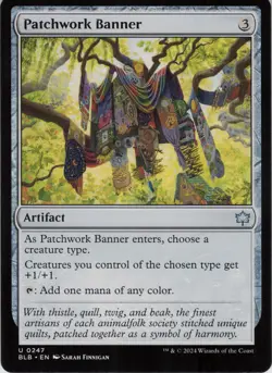 Patchwork Banner U Bloomburrow 247 NM - Image 1