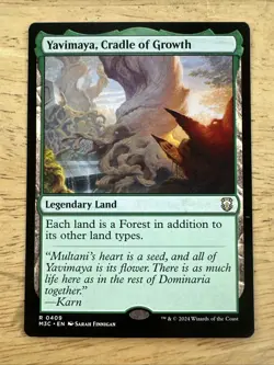 MTG Yavimaya, Cradle of Growth R Commander: Modern Horizons 3 409 NM - Image 1