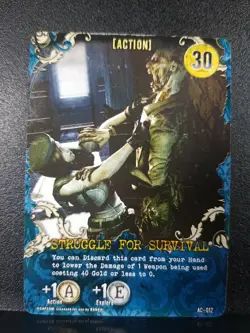 Resident Evil Deck Building Game 2010 Replacement Action Struggle for Survival - Image 1