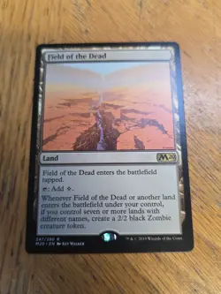 MTG - FIELD OF THE DEAD - 247/280 - CORE SET 2020 MAGIC THE GATHERING - RARE - Image 1