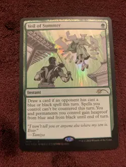 Veil of Summer Secret Lair Drop Foil 1024 MTG Magic The Gathering NM Unplayed - Image 1