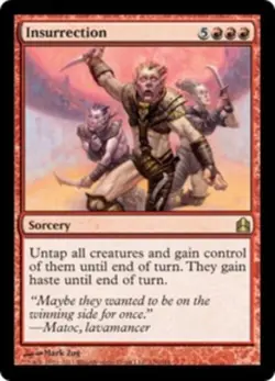 Slightly Played, English - 1 x MTG Insurrection Commander 2011 - Image 1
