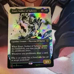 Ezuri, Stalker of Spheres (Showcase) (Step-and-Compleat Foil) Phyrexia - Image 1