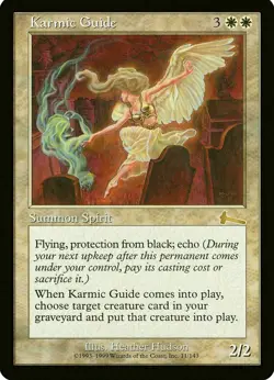 X 1 Karmic Guide NM-M Urza's Legacy 111 MTG Magic The Gathering - Image 1